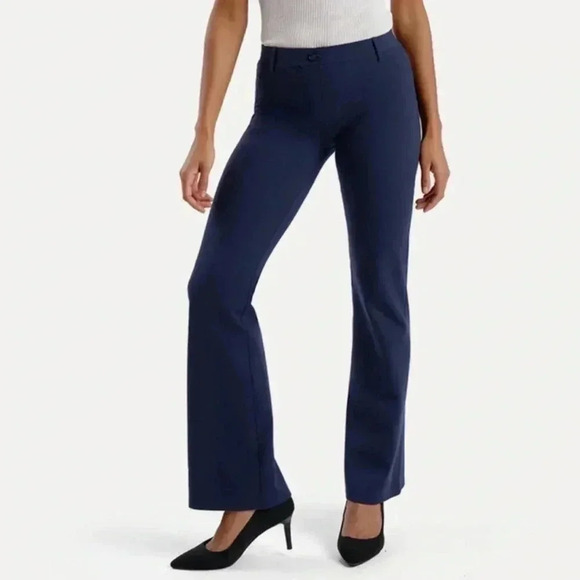 Betabrand Pants - NWOT Betabrand Navy Dress Yoga Pant Medium Long